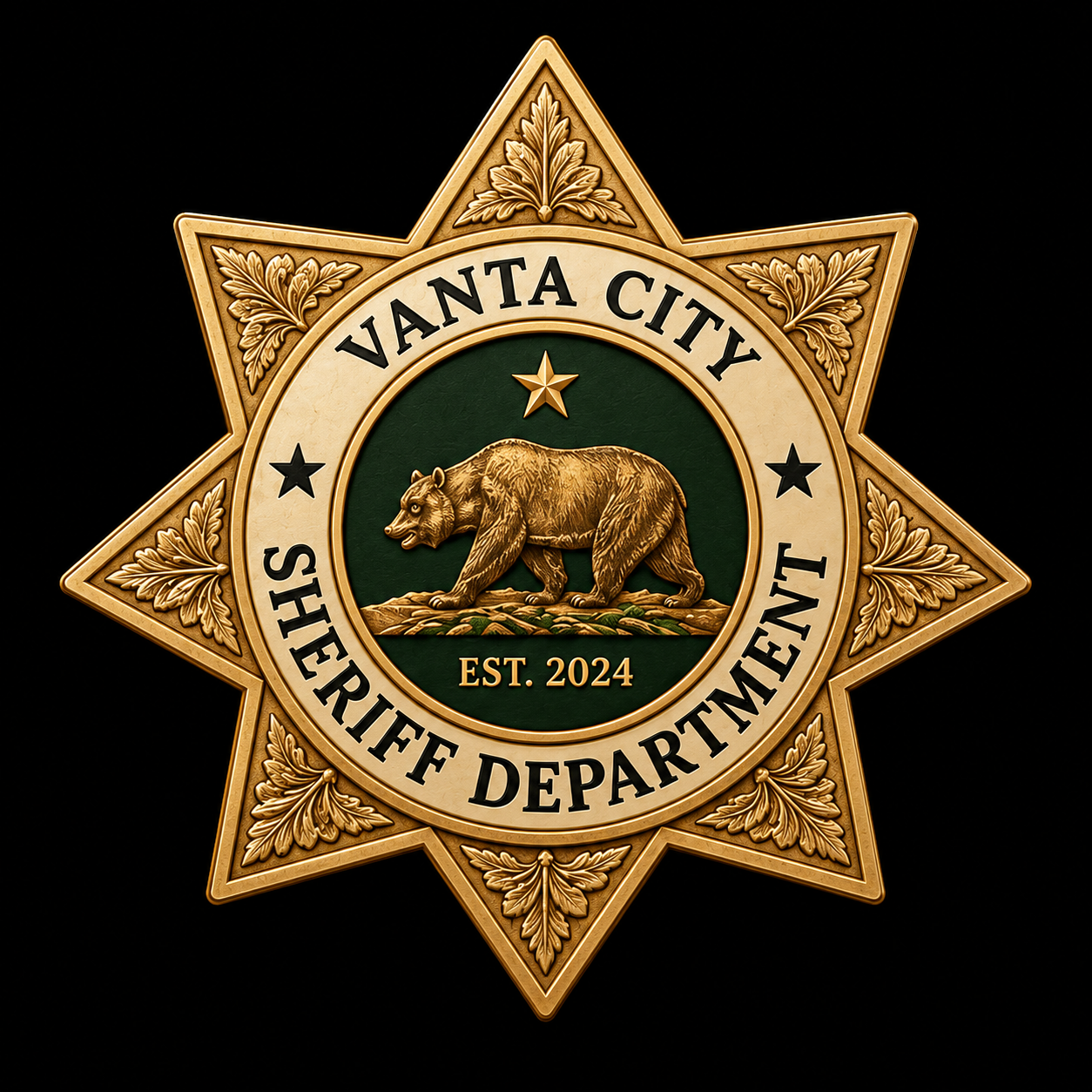 Vanta City Sheriff Department Logo